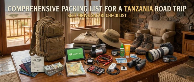 Comprehesive Packing List For a Tanzania Self-Drive Safari