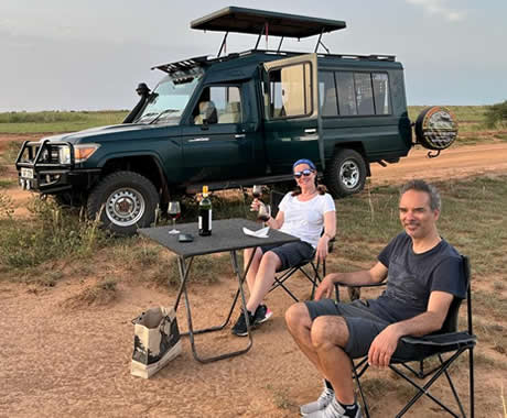 Couple Landcruiser for adventures