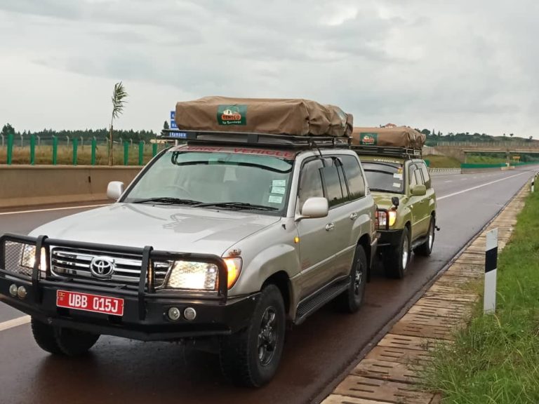 Land Cruiser Prado with Double Rooftop Tent