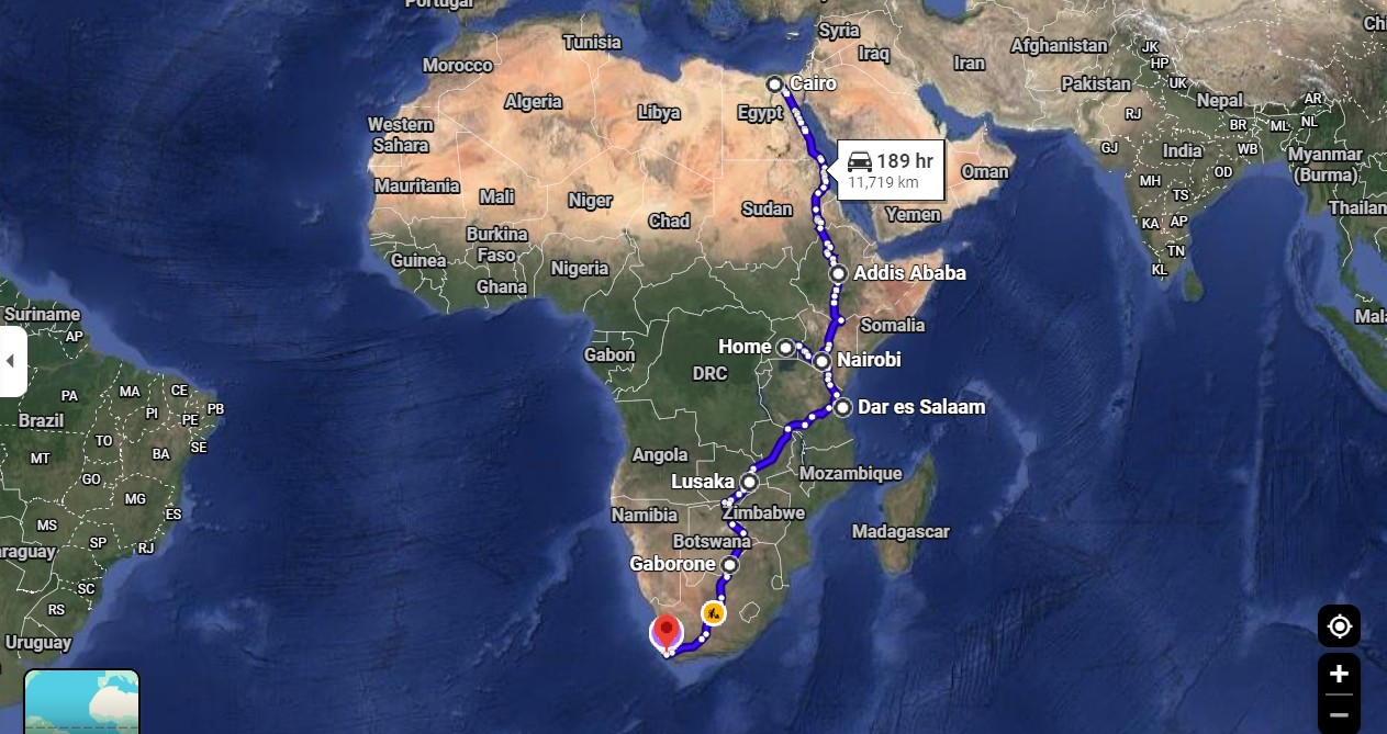 Drive accross Africa