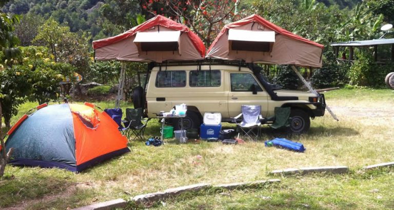 Toyota Extended with a Family Rooftop Tent