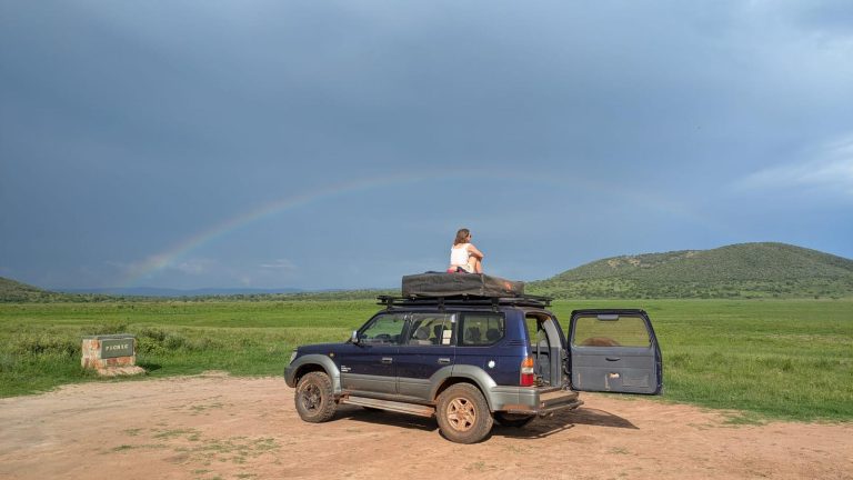 Land Cruiser TX with Camping Gear