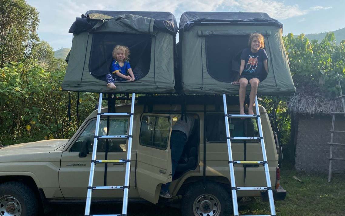 Rooftop camping tents